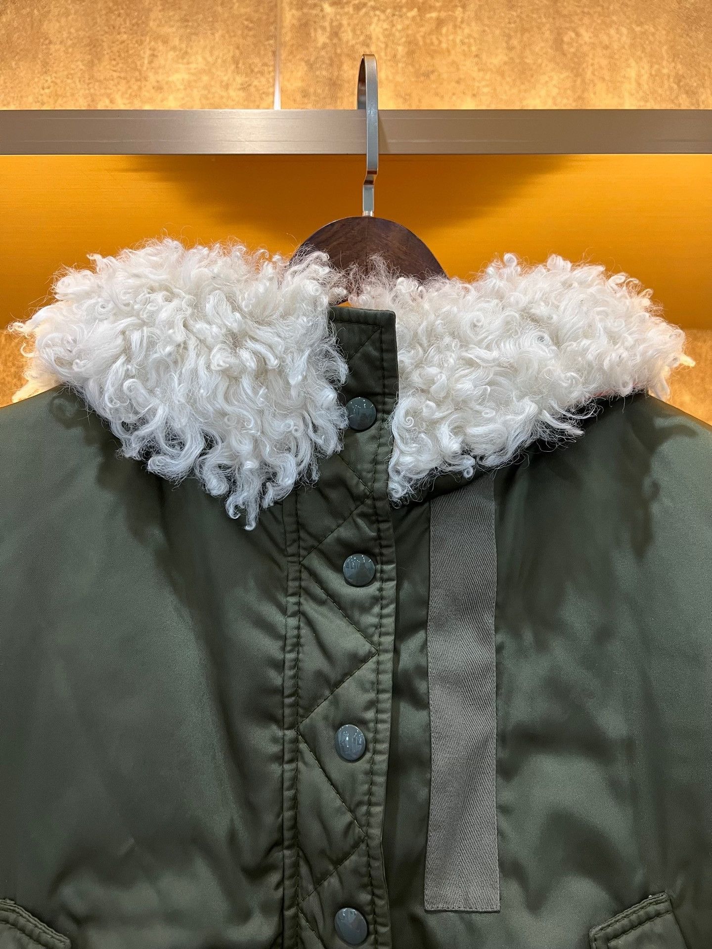 Miu Miu Miu Miu Fur Collar Pilot Jacket Size S / US 4 / IT 40 - 4 Thumbnail
