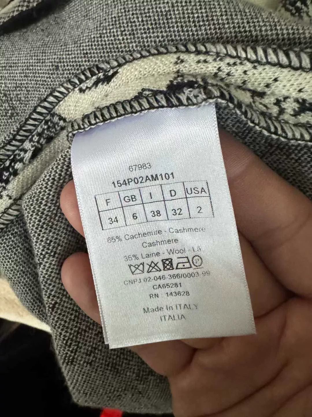 Dior Dior Chez Moi Cashmere Trousers Size 34" / US 12 / IT 48 - 5 Thumbnail
