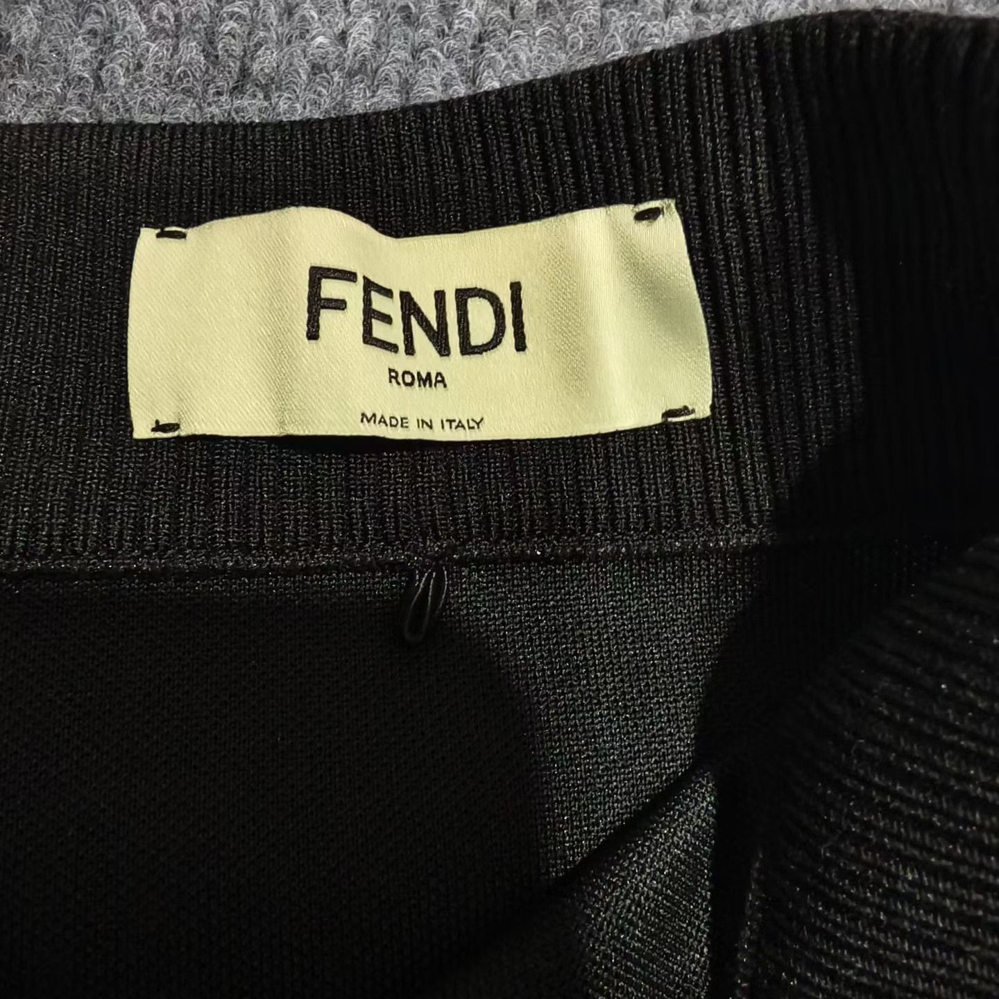 Fendi FENDI Black Side Logo Long Skirt Size 38" / US 16 / IT 52 - 3 Thumbnail