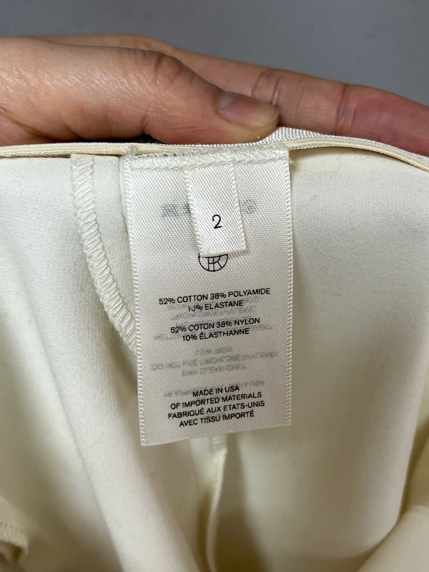 The Row The Row White Dress Pants Size 22" - 4 Thumbnail