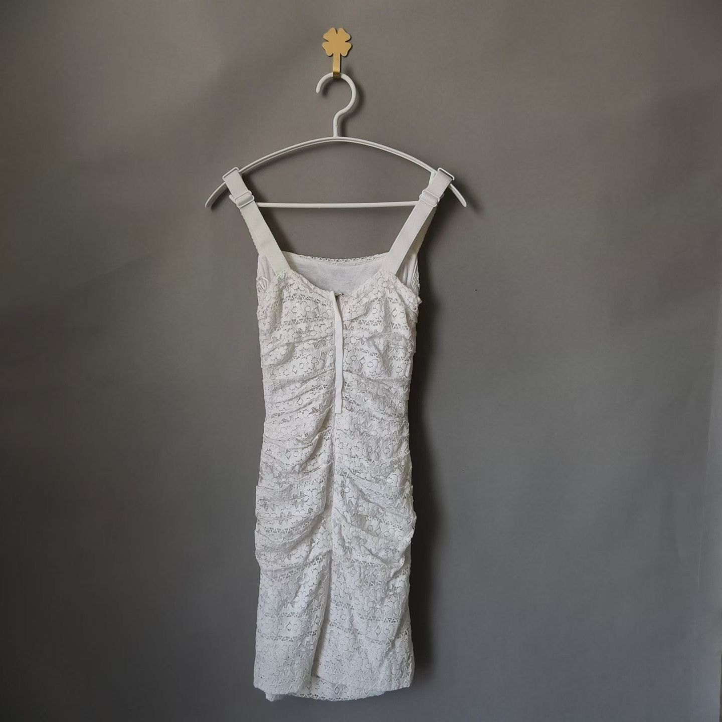 Dolce & Gabbana D&G Mainline All-Lace White Dress Size XS / US 0-2 / IT 36-38 - 2 Thumbnail