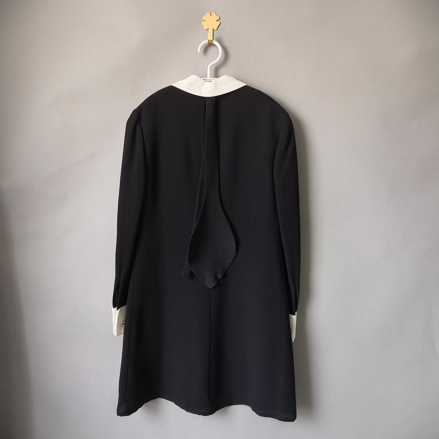 Miu Miu Miu Miu Hepburn Style Black White Diamond Button Dress Size XS / US 0-2 / IT 36-38 - 2 Thumbnail