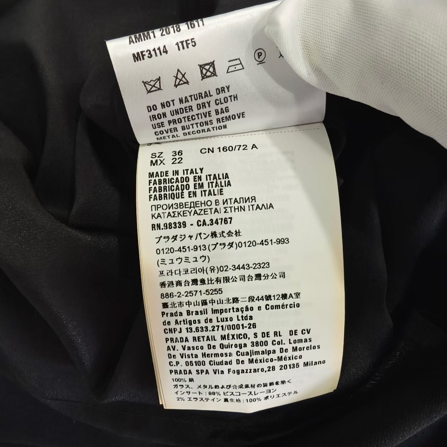 Miu Miu Miu Miu Hepburn Style Black White Diamond Button Dress Size XS / US 0-2 / IT 36-38 - 4 Thumbnail