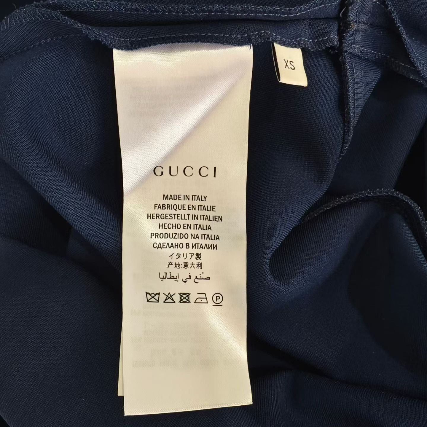 Gucci Gucci Dark Blue Tiger Head Button Dress Size XS / US 0-2 / IT 36-38 - 4 Thumbnail