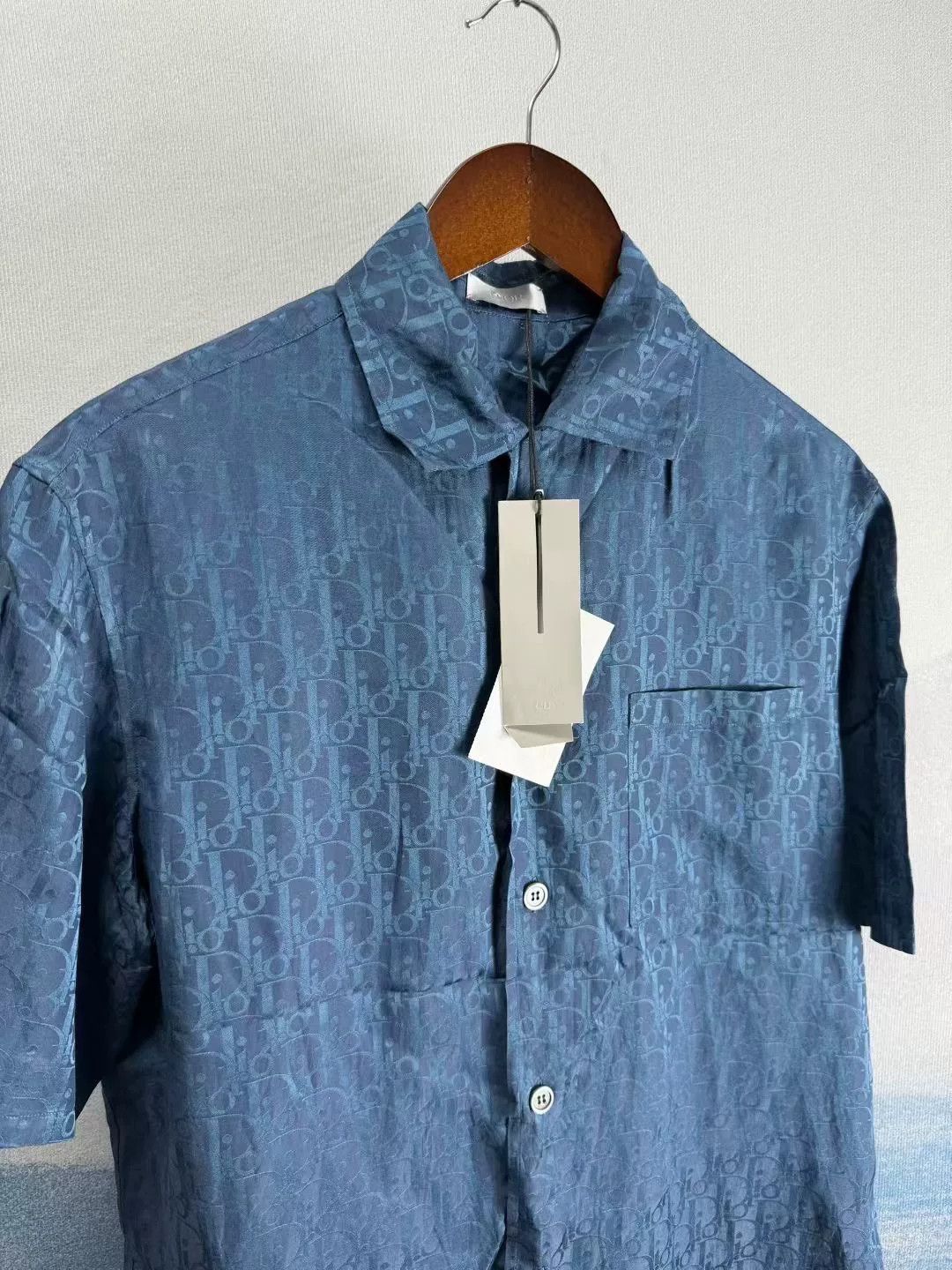 Dior Dior Silk Short-Sleeve All-Over Print Shirt Size US M / EU 48-50 / 2 - 3 Thumbnail