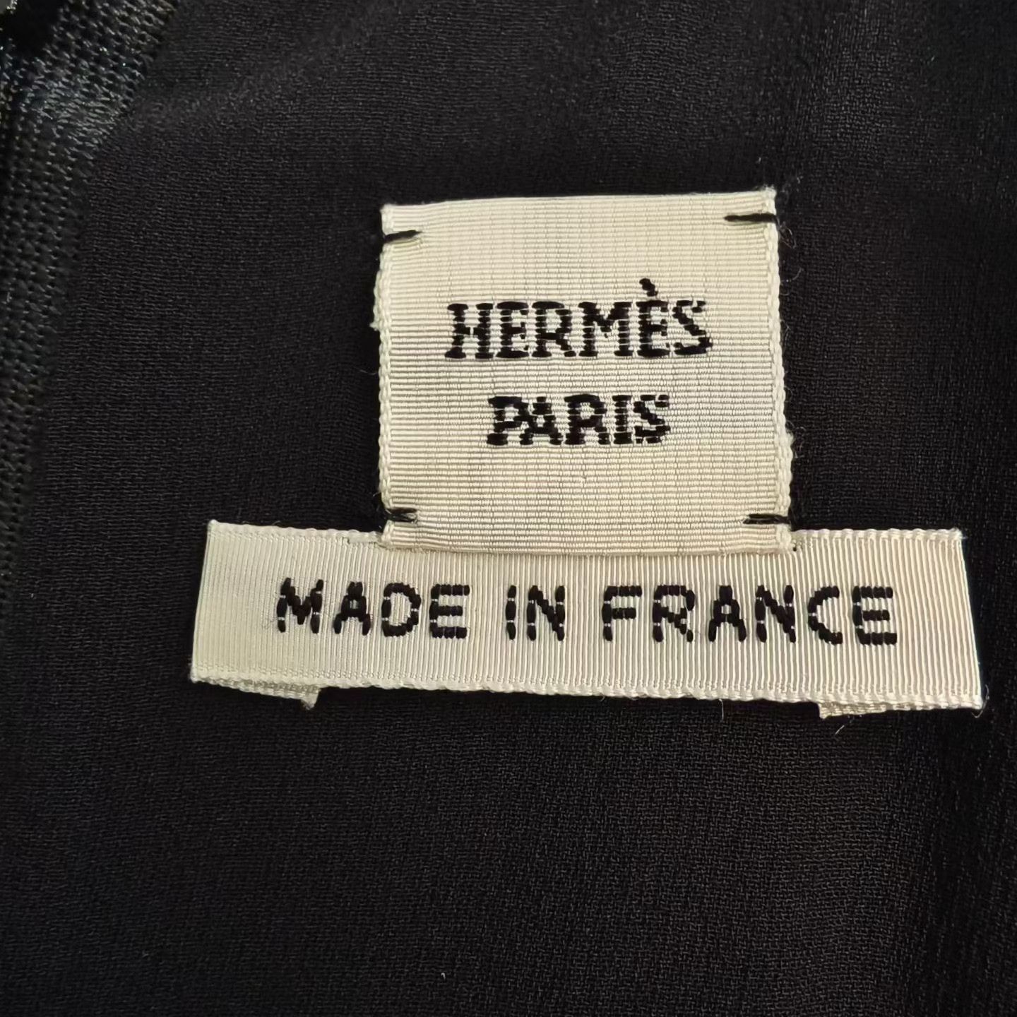 Hermes Hermes Black Chain Tie Irregular Hem Dress Size XXS / US 00 / IT 34 - 3 Thumbnail