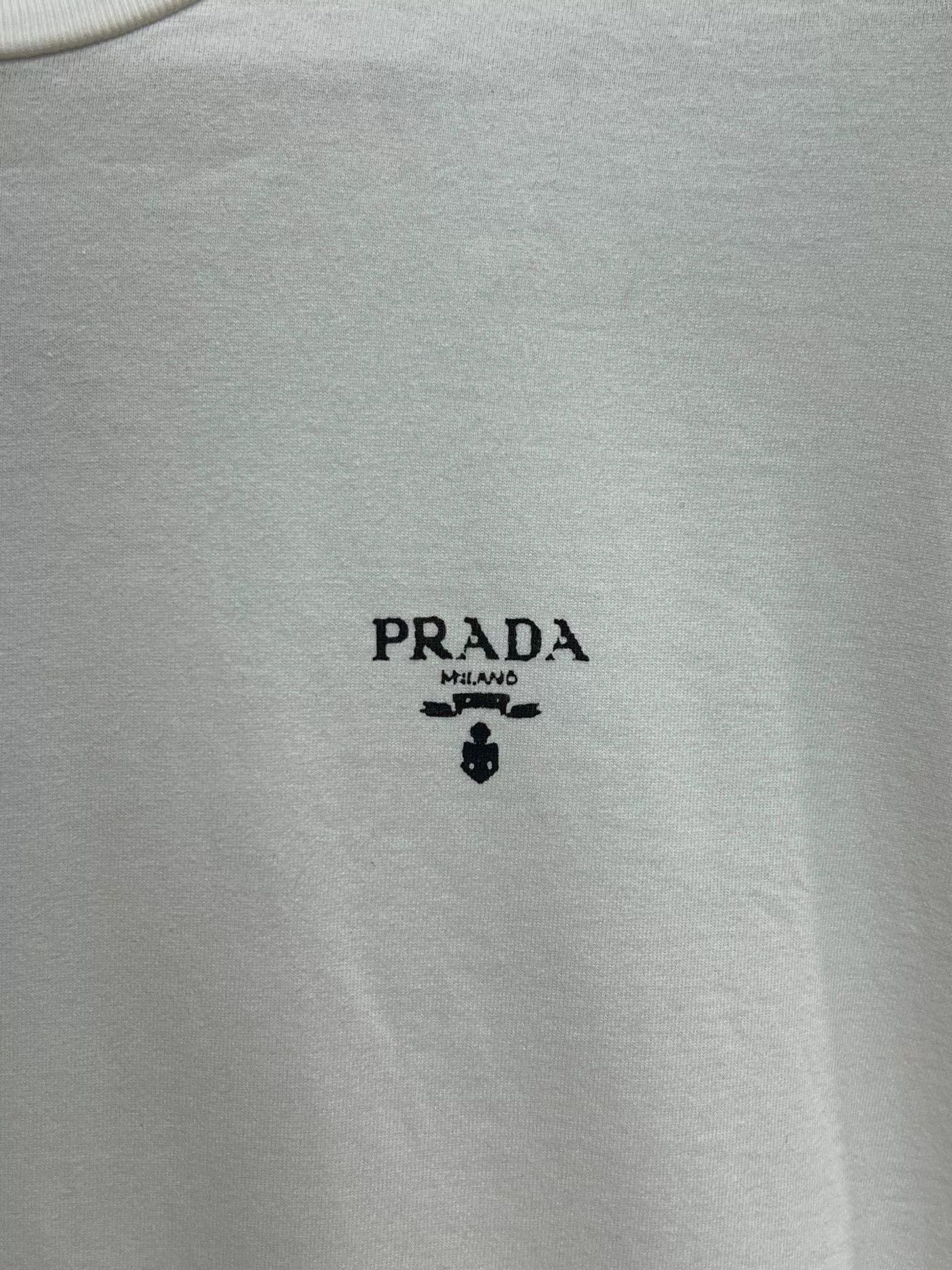 Prada Prada Hem Nylon Panel Short Sleeve Size XS / US 0-2 / IT 36-38 - 3 Thumbnail