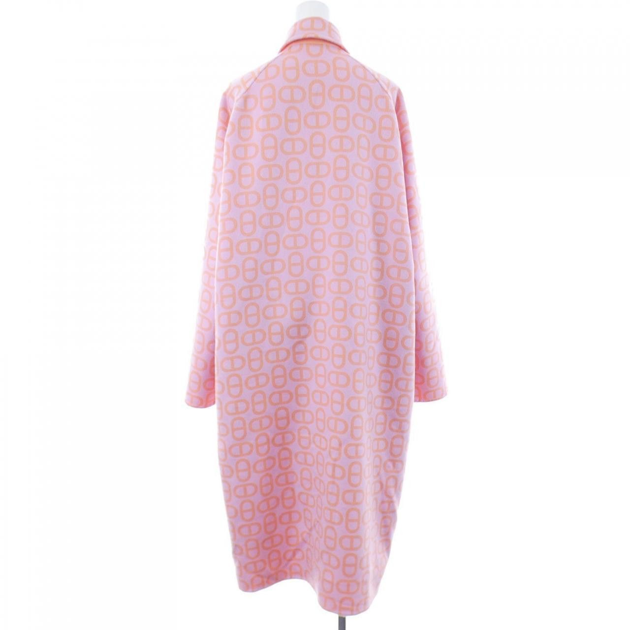 Hermes Hermes Hermes CHAINE D'ANCRE Cashmere Coat Textile Outerwear DUTY FREE for USA Size ONE SIZE - 8 Thumbnail