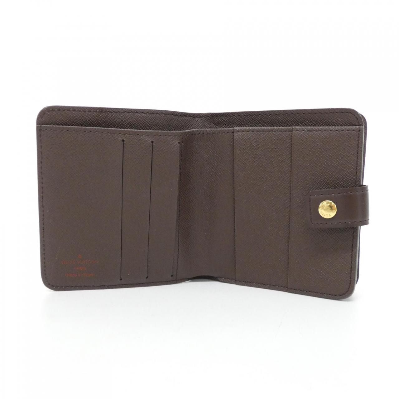 Louis Vuitton Louis Vuitton Louis Vuitton Damier Wallet Textile Short Wallet N61668 DUTY FREE for USA Size ONE SIZE - 5 Thumbnail