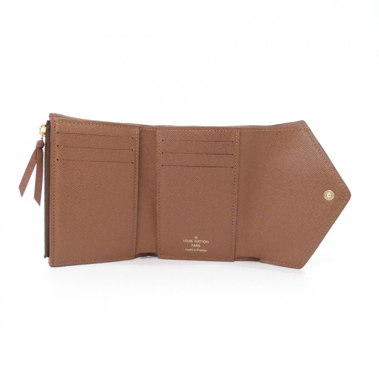 Louis Vuitton Louis Vuitton Louis Vuitton Monogram Wallet Textile Short Wallet M62472 DUTY FREE for USA Size ONE SIZE - 6 Thumbnail