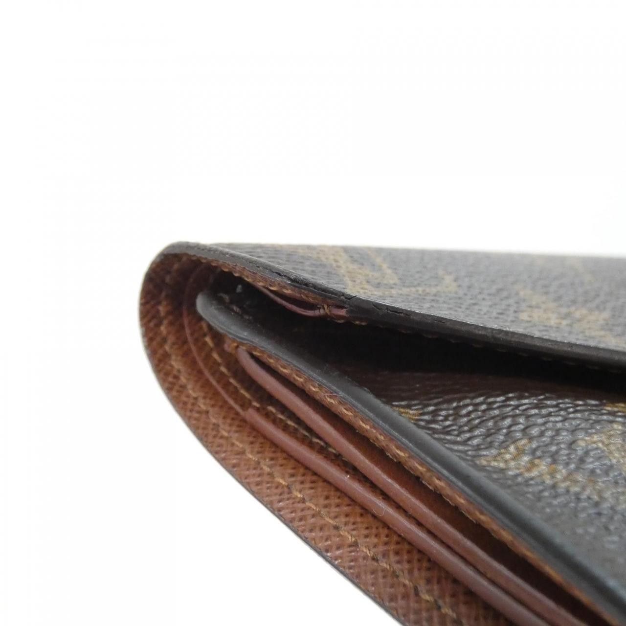 Louis Vuitton Louis Vuitton Louis Vuitton Monogram Wallet Textile Short Wallet M62472 DUTY FREE for USA Size ONE SIZE - 4 Thumbnail