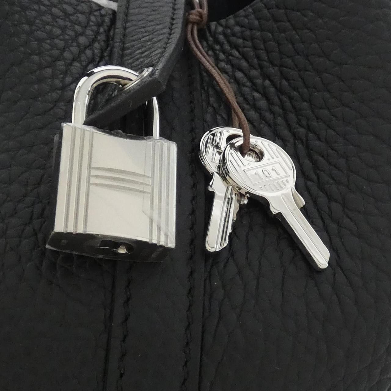 Hermes Hermes Hermes Picotin Lock PM Clemence Bag Leather Handbag K DUTY FREE for USA Size ONE SIZE - 3 Thumbnail