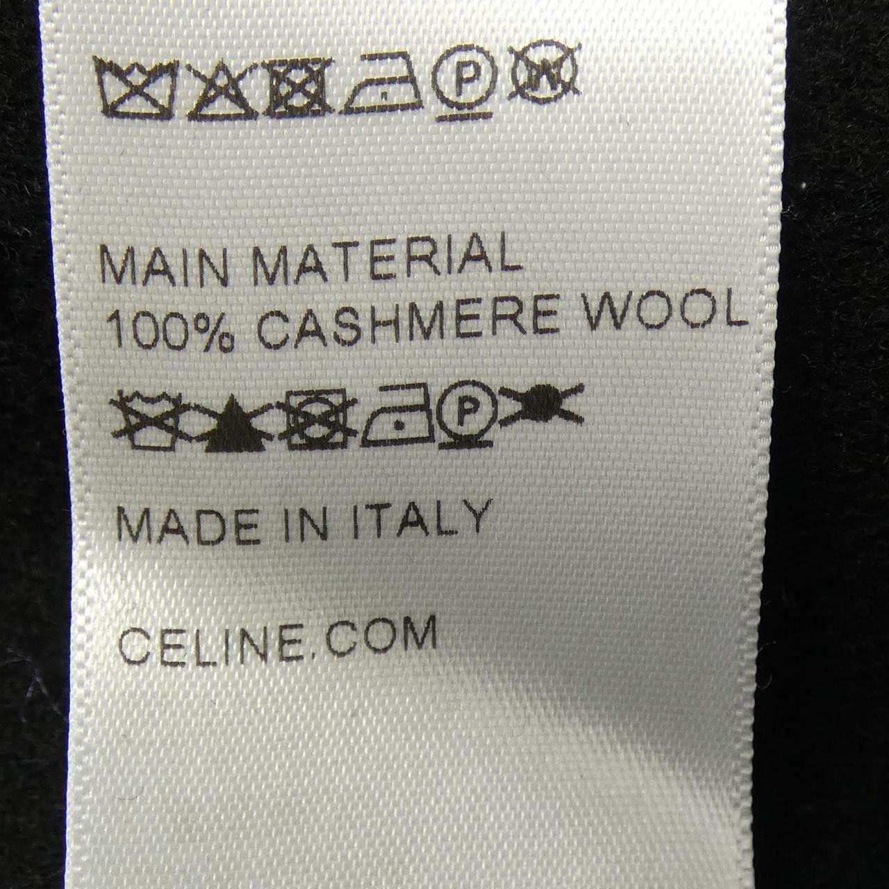 Celine Celine CELINE Cashmere Hoodie Textile Sweatshirts & Hoodies 2V58J6700 DUTY FREE for USA Size ONE SIZE - 3 Thumbnail