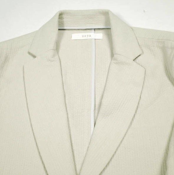 Other Other seya. SUMMER BLAZER SASHIKO TRIPLE COTTON blazer Textile Outerwear BW03-3 DUTY FREE for USA Size ONE SIZE - 4 Thumbnail