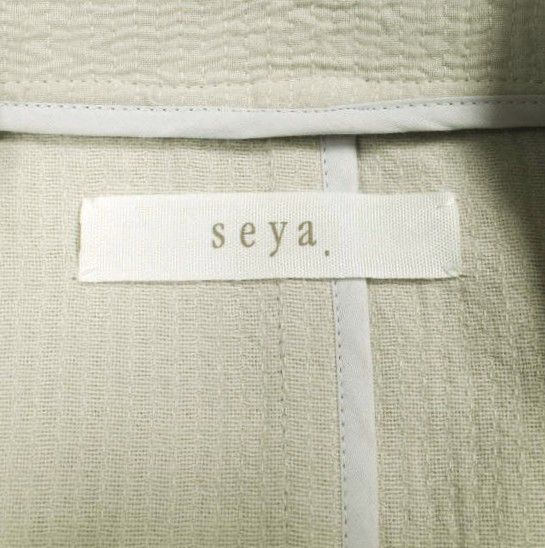Other Other seya. SUMMER BLAZER SASHIKO TRIPLE COTTON blazer Textile Outerwear BW03-3 DUTY FREE for USA Size ONE SIZE - 7 Thumbnail