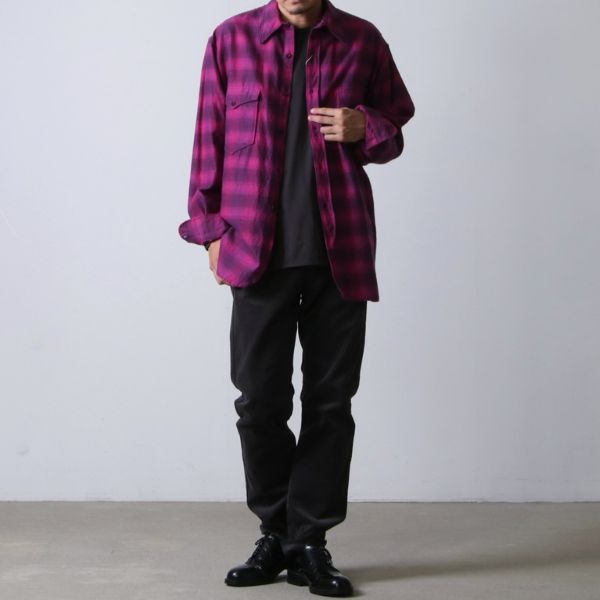 Other Other COMOLI Wool Silk Shirt Textile Tops U03-02010 DUTY FREE for USA Size ONE SIZE - 3 Thumbnail