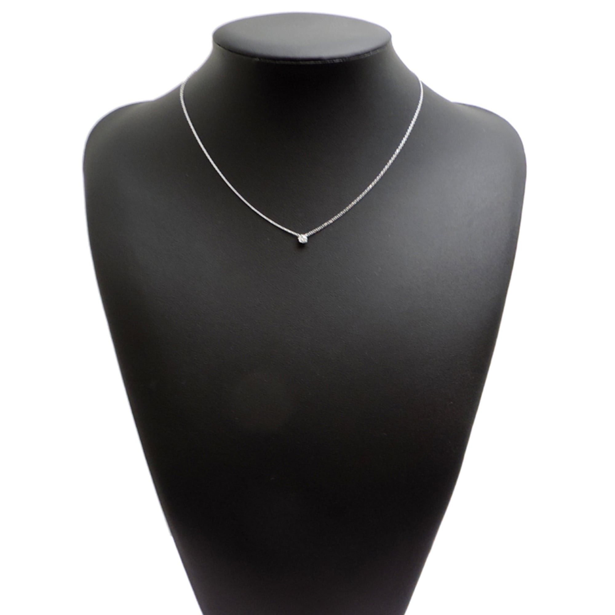 Cartier Cartier 1895 Solitaire 0.23ct Diamond Women's Necklace N7424177 750 White Gold Size ONE SIZE - 8 Thumbnail