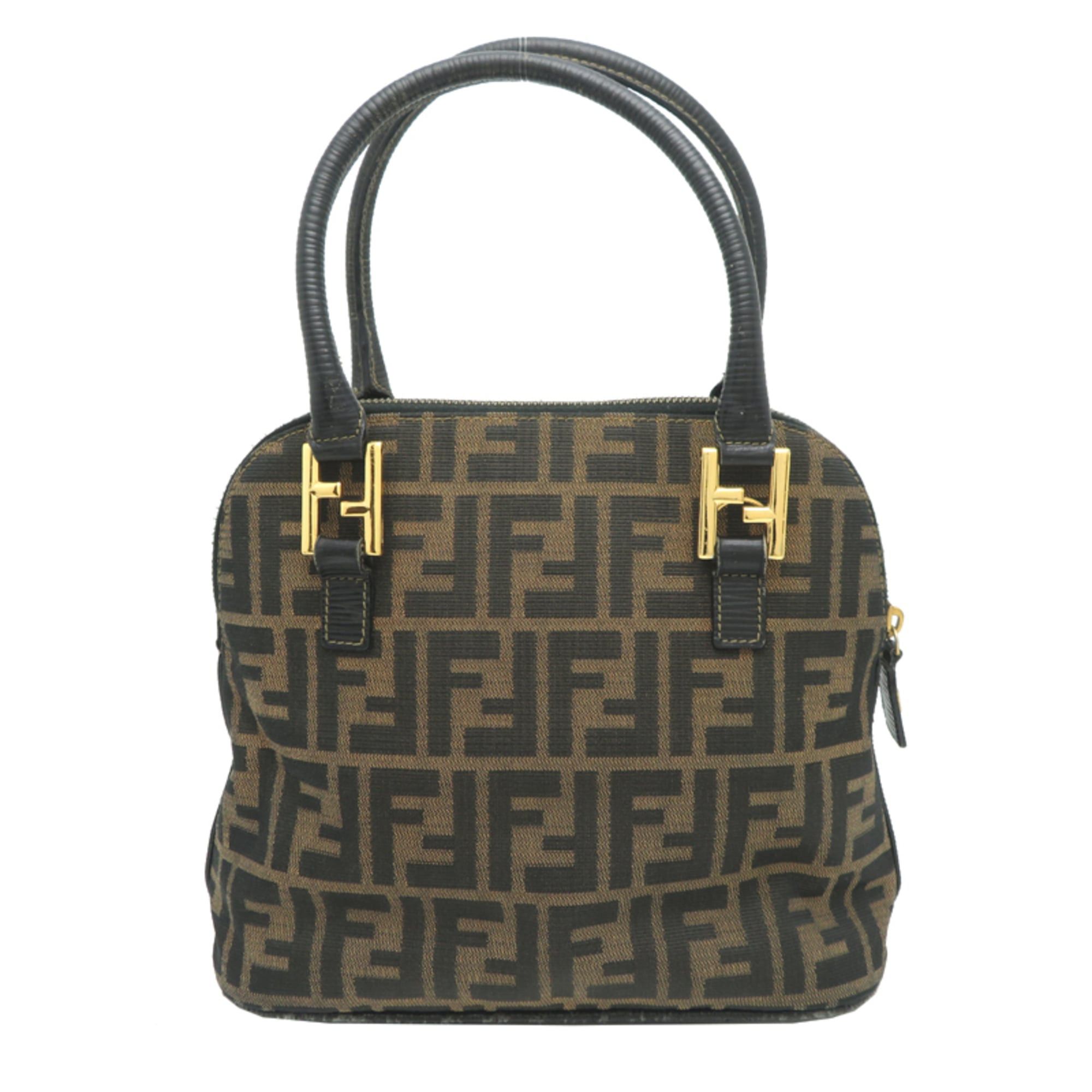 Fendi Fendi Women's Handbag Tote Bag, Canvas, Zucca Pattern (Brown) Size ONE SIZE - 2 Thumbnail