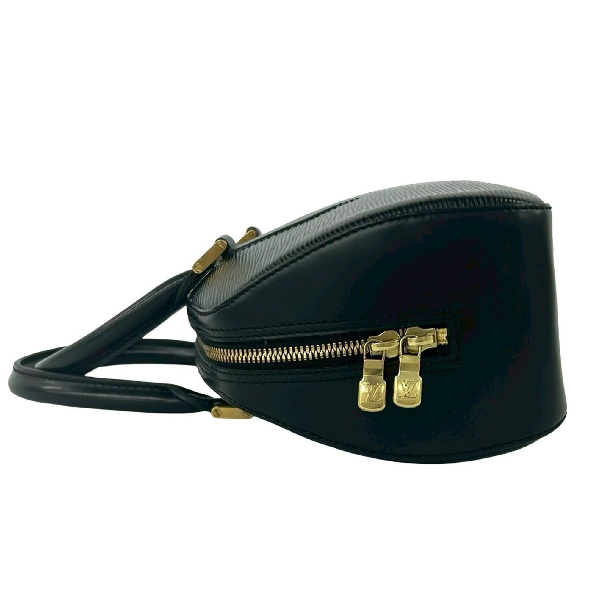 Louis Vuitton LOUIS VUITTON Vintage Jasmine Epi Leather Handbag Boston Bag Noir 39343 Size ONE SIZE - 5 Thumbnail