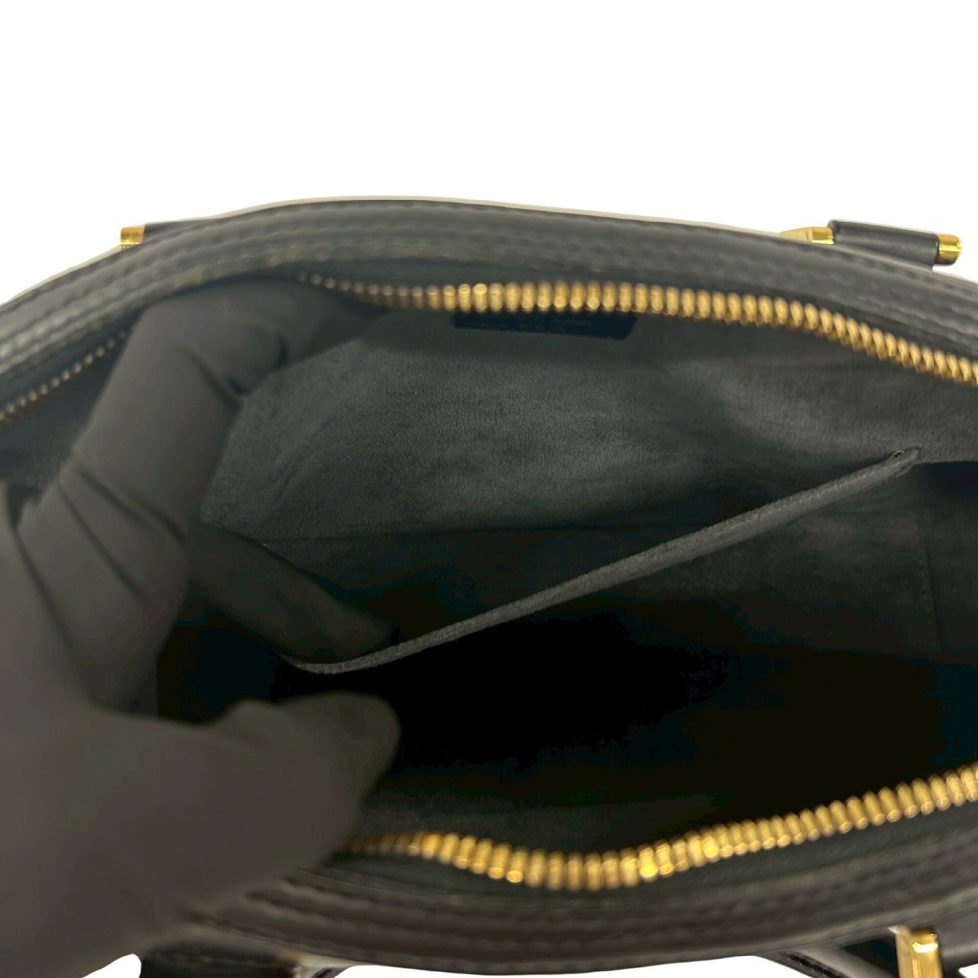 Louis Vuitton LOUIS VUITTON Vintage Jasmine Epi Leather Handbag Boston Bag Noir 39343 Size ONE SIZE - 10 Thumbnail