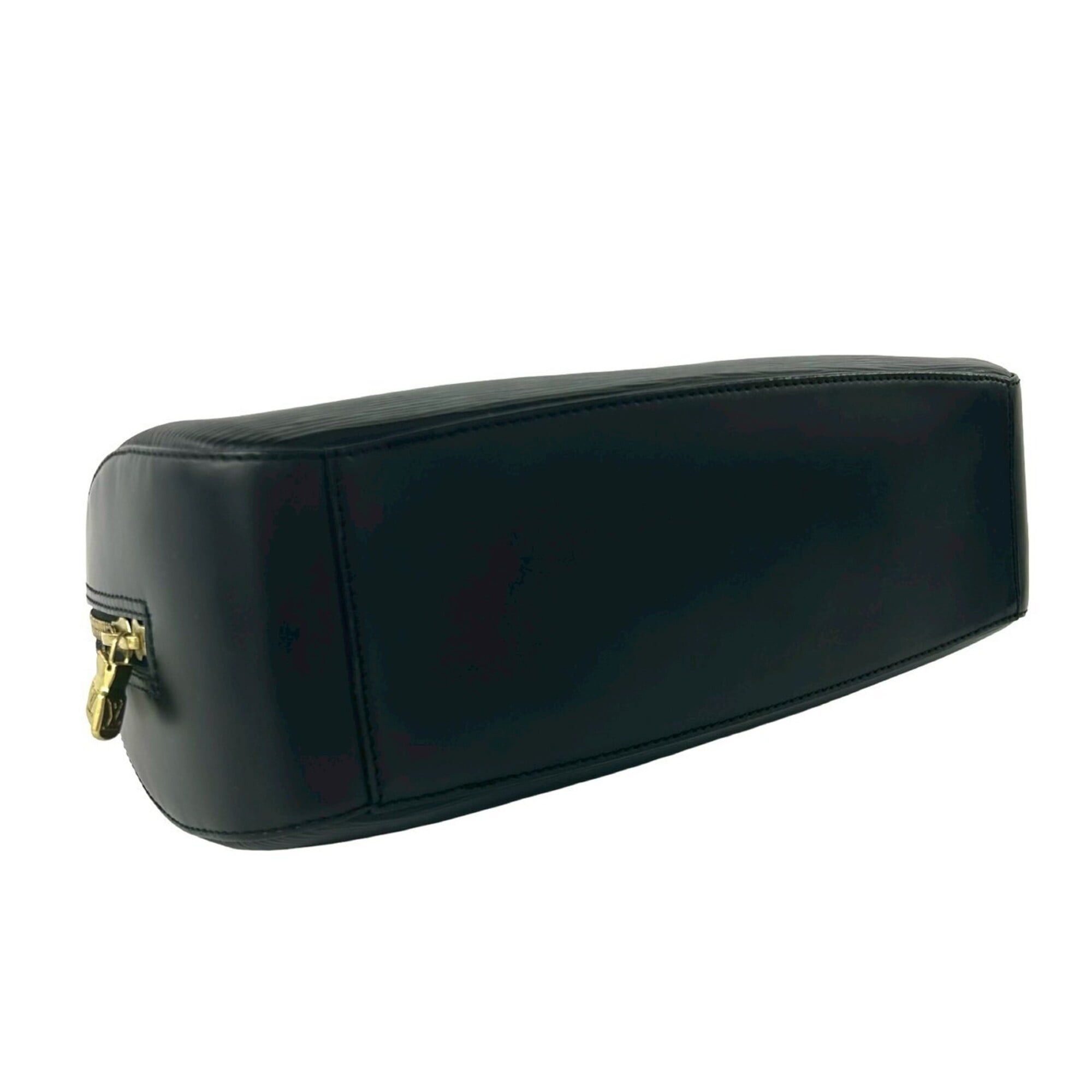 Louis Vuitton LOUIS VUITTON Vintage Jasmine Epi Leather Handbag Boston Bag Noir 39343 Size ONE SIZE - 7 Thumbnail
