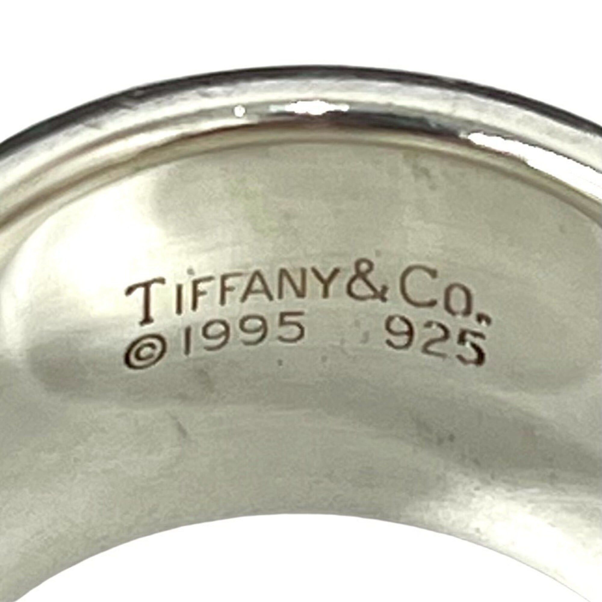 Tiffany & Co. TIFFANY&Co. Tiffany Wide Atlas Ring, Sterling Silver 925, Size 1, Women's/Men's, Silver, Item Number 32539 Size ONE SIZE - 3 Thumbnail