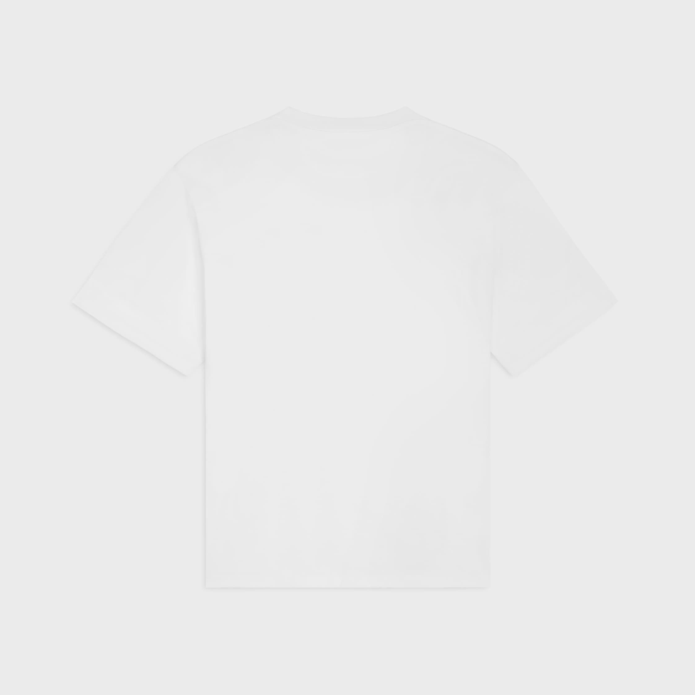 Celine LOOSE T-SHIRT IN COTTON JERSEY off white/multicolor Size L / US 10 / IT 46 - 2 Thumbnail