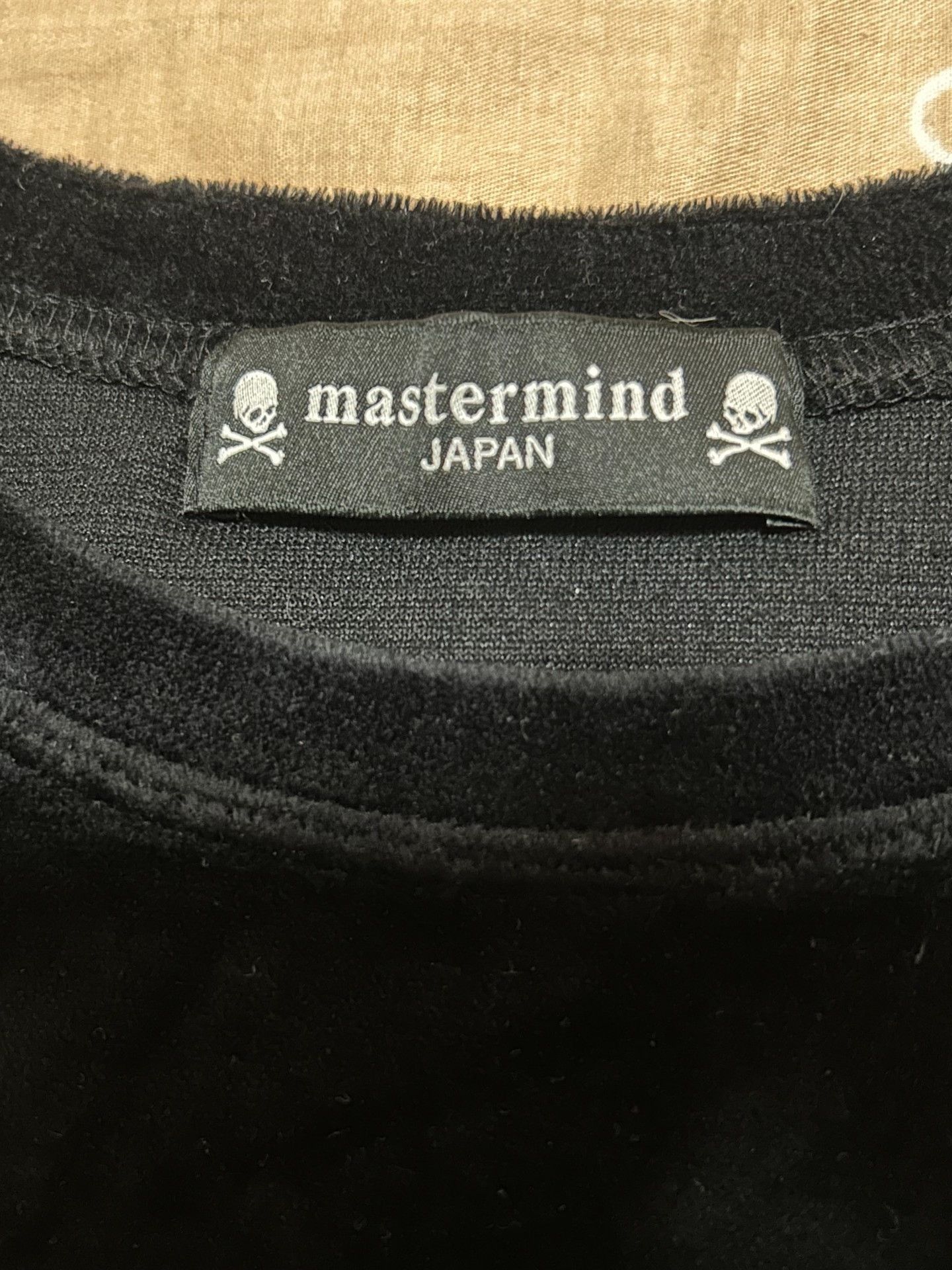 Mastermind Japan Mastermind Japan 2020 MMJ Skull Velvet Tee Size US M / EU 48-50 / 2 - 7 Thumbnail
