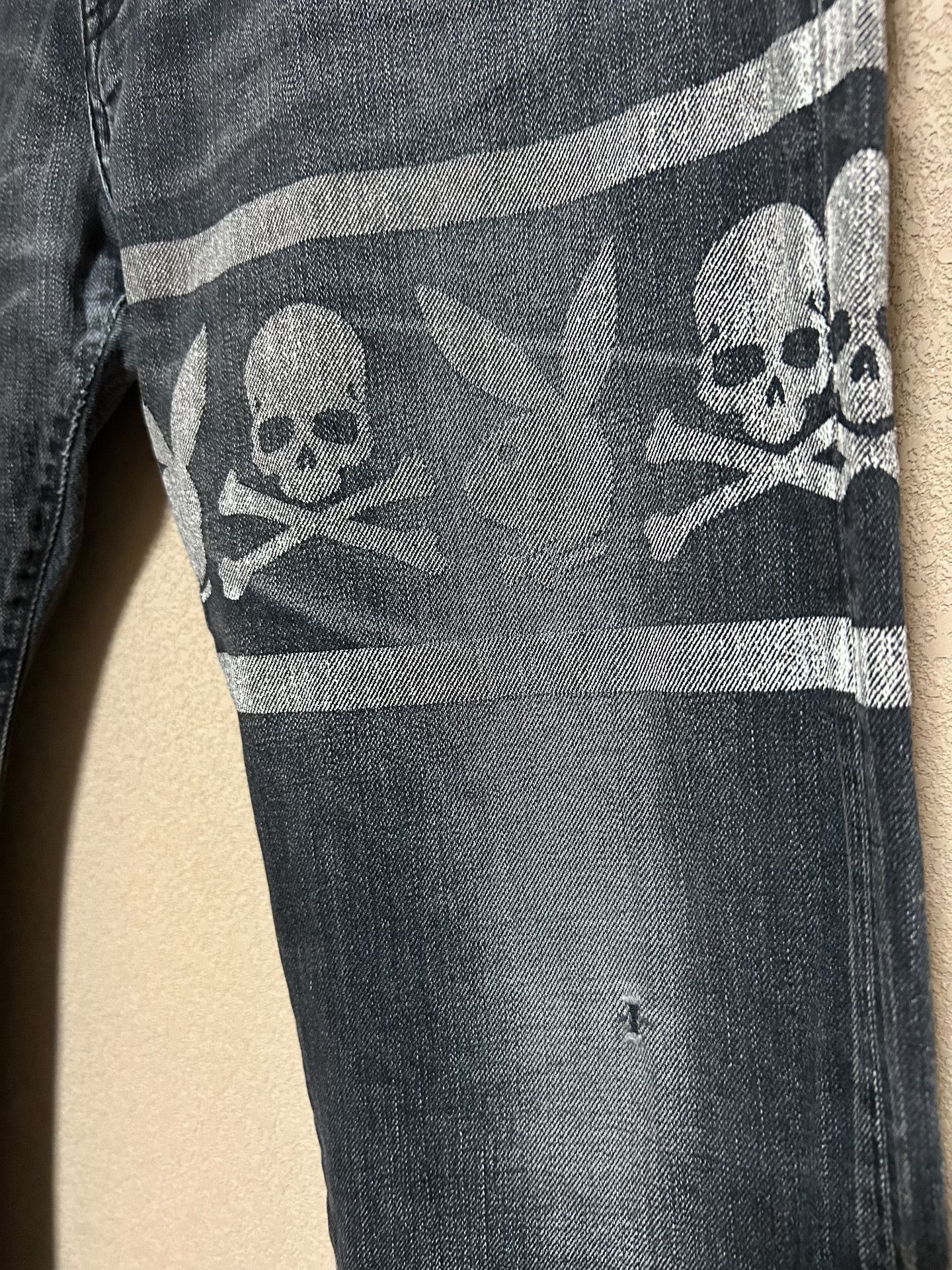 Mastermind Japan MMJ x Theater8 x Playboy Washed Jeans Size US 26 / EU 42 - 3 Thumbnail