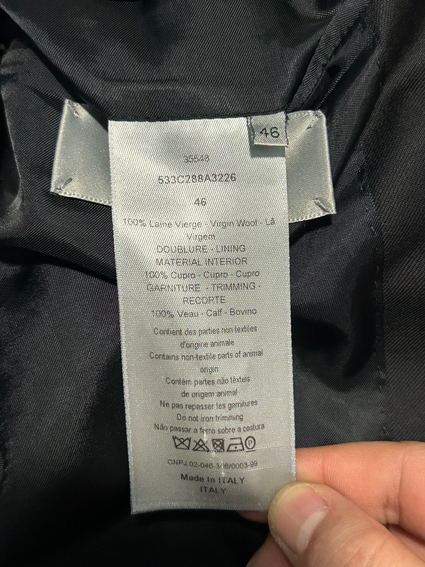 Dior Dior Homme 1947 Limited Wool Suit Size US S / EU 44-46 / 1 - 6 Thumbnail