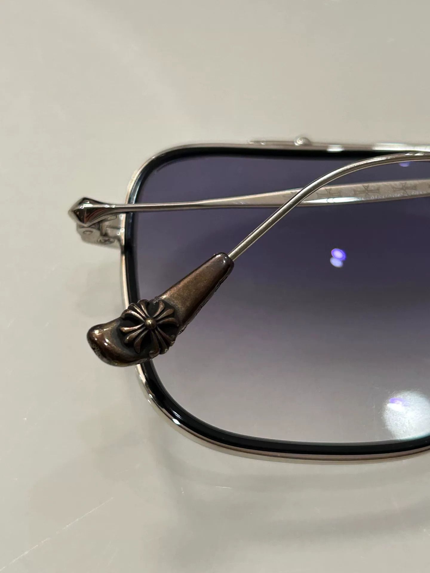 Chrome Hearts Chrome Hearts Silver Sunglasses Size ONE SIZE - 6 Thumbnail