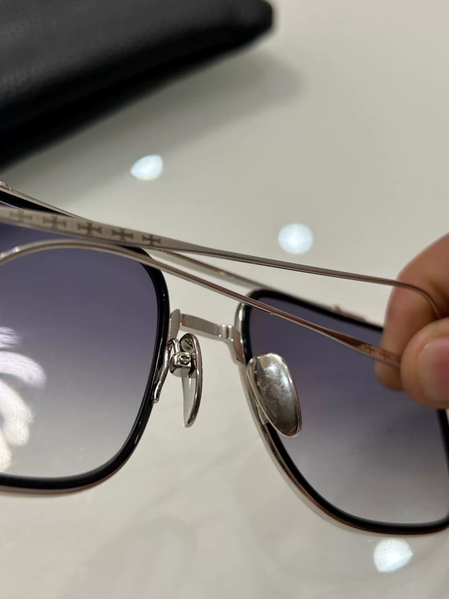 Chrome Hearts Chrome Hearts Silver Sunglasses Size ONE SIZE - 4 Thumbnail