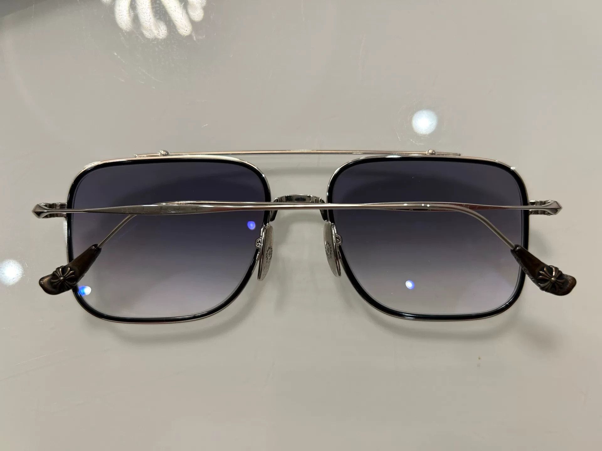 Chrome Hearts Chrome Hearts Silver Sunglasses Size ONE SIZE - 3 Thumbnail
