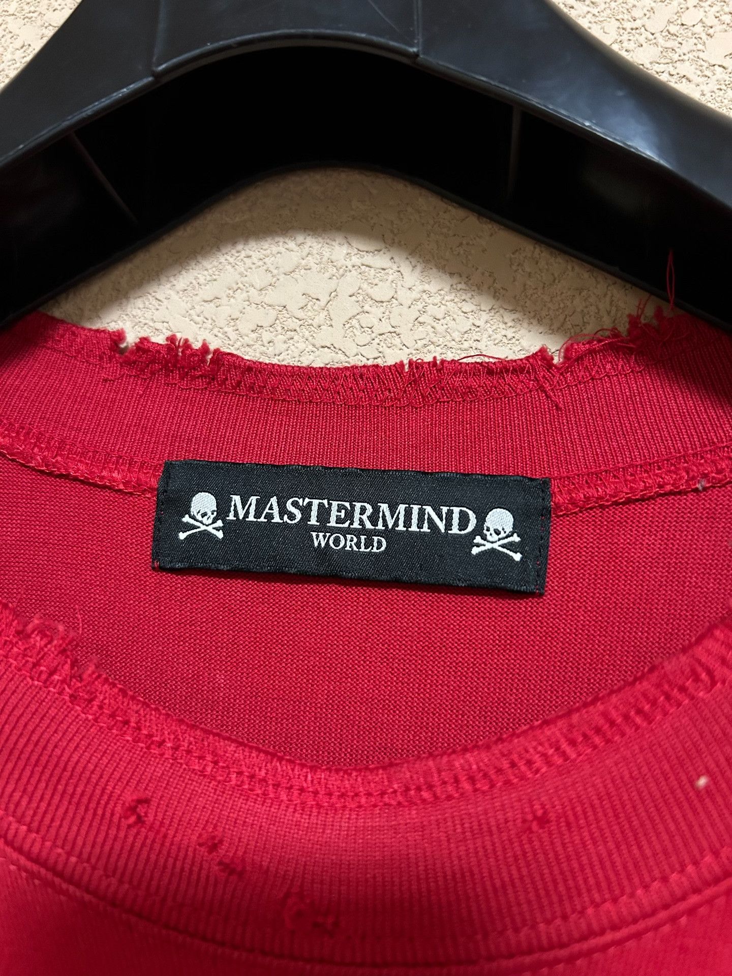 Mastermind World mastermind world MMW2018 Back Skull Destroyed Red T-Shirt Size US M / EU 48-50 / 2 - 6 Thumbnail