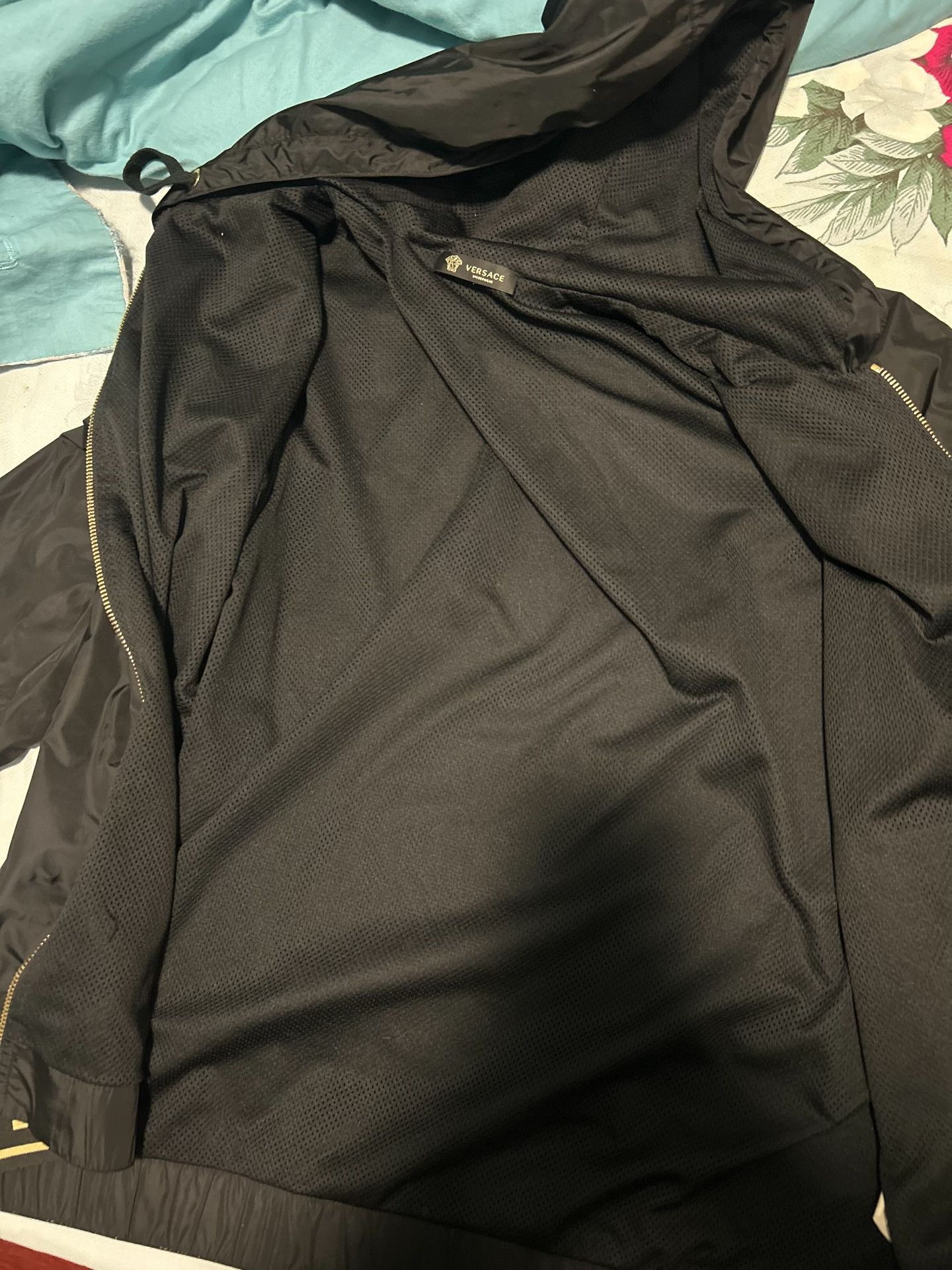 Versace Versace Gold Medusa Embroidery Hooded Jacket Size US XL / EU 56 / 4 - 6 Thumbnail