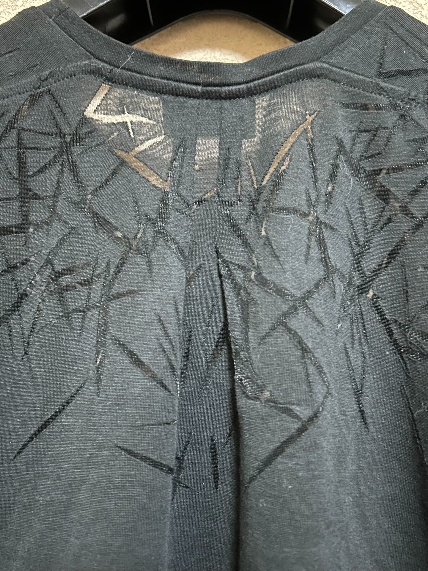 Saint Laurent Paris Saint Laurent SLP Thorn Pattern T-Shirt Size US M / EU 48-50 / 2 - 4 Thumbnail