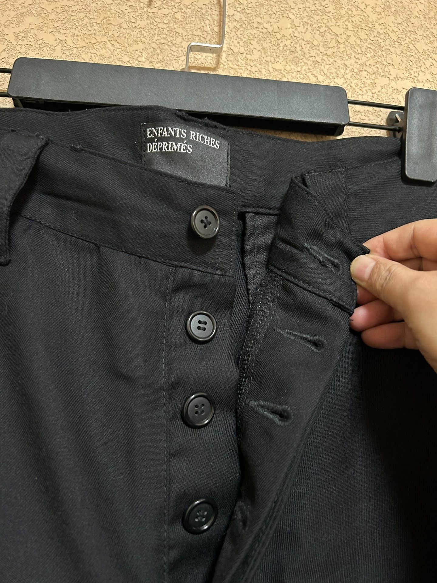 Enfants Riches Deprimes Enfants Riches Déprimés Wool Cargo Wide-Leg Pants Size US 34 / EU 50 - 4 Thumbnail