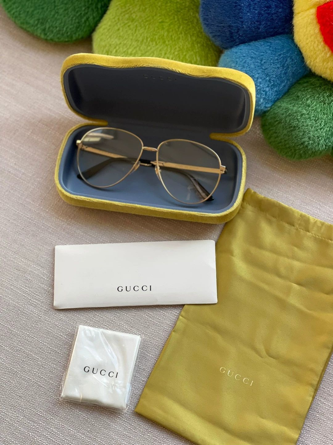 Gucci Gucci Transparent Eyeglasses Size ONE SIZE - 2 Thumbnail
