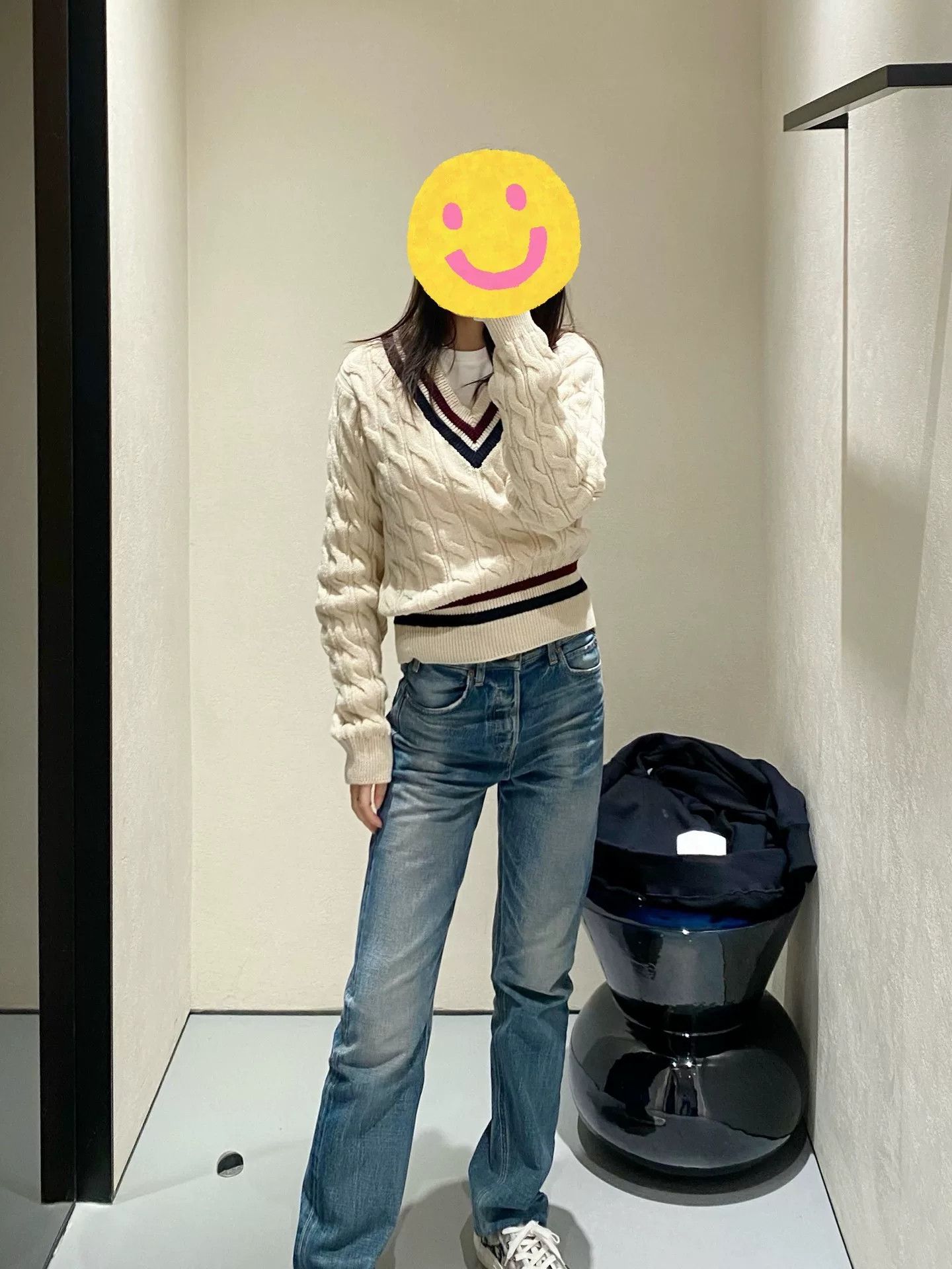 Celine Celine V-Neck Knit Sweater Size S / US 4 / IT 40 - 9 Thumbnail