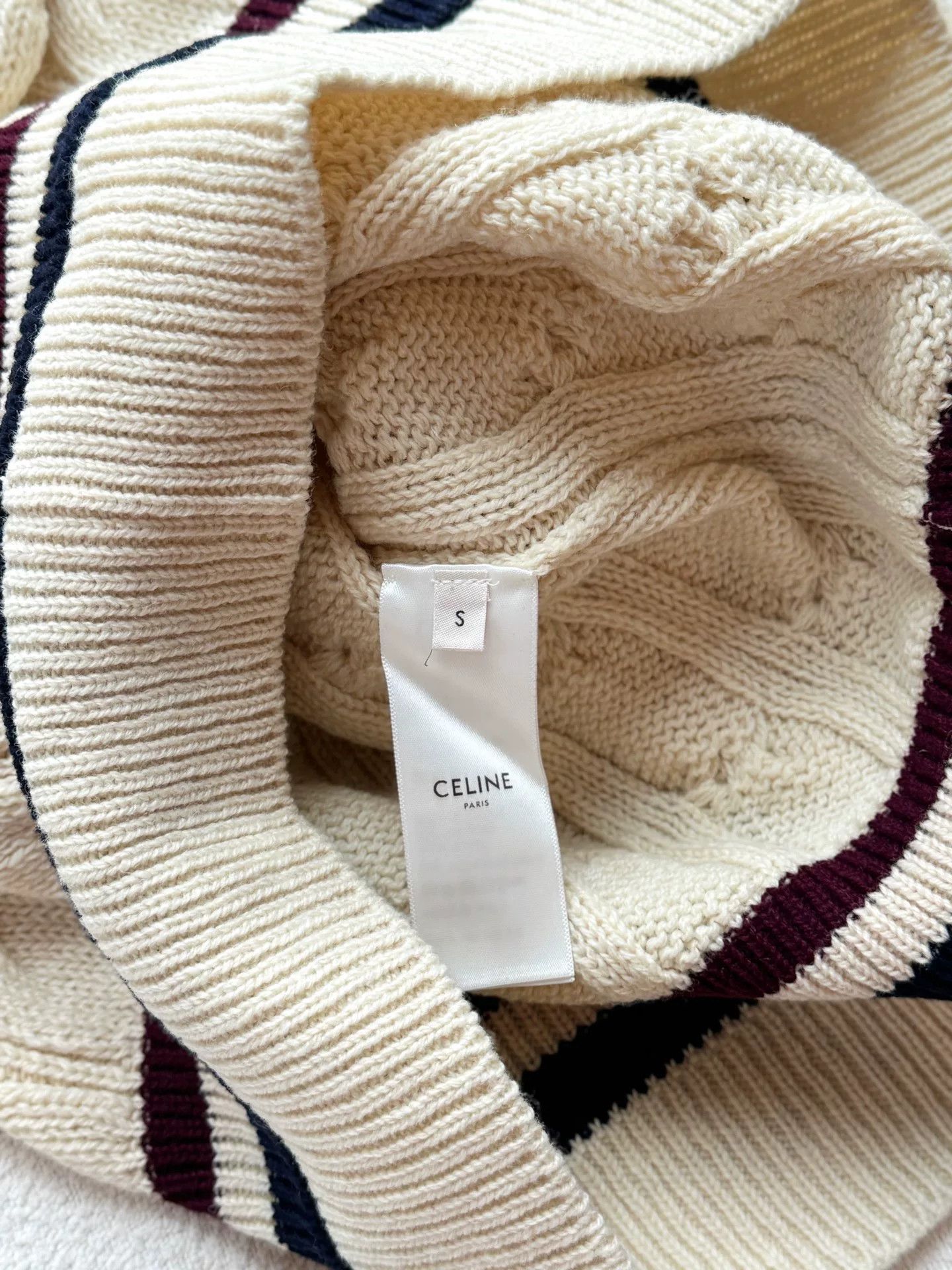 Celine Celine V-Neck Knit Sweater Size S / US 4 / IT 40 - 7 Thumbnail