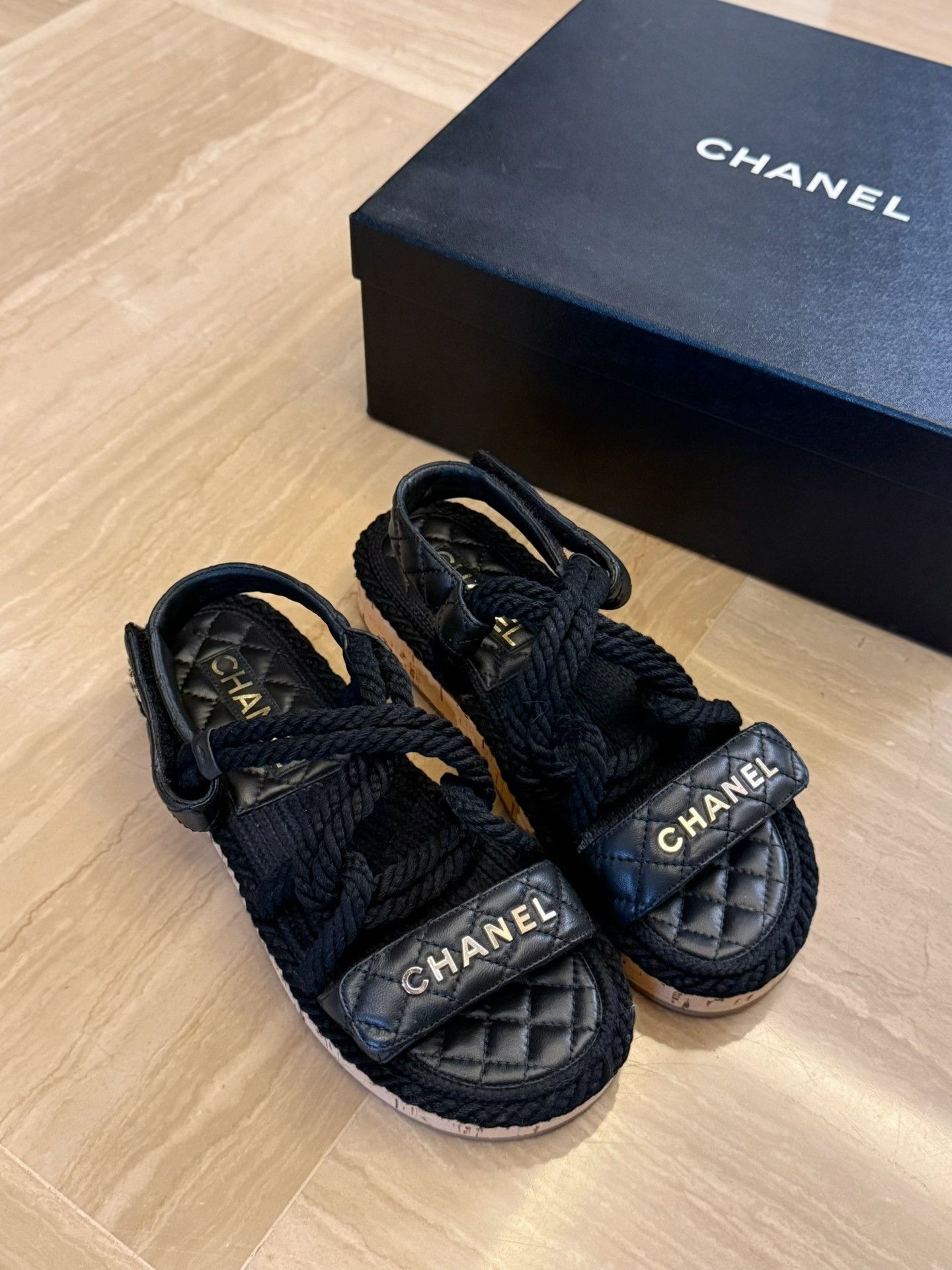Chanel Chanel Women's Rope-Woven Mule Sandals Size US 6 / IT 36 - 2 Thumbnail