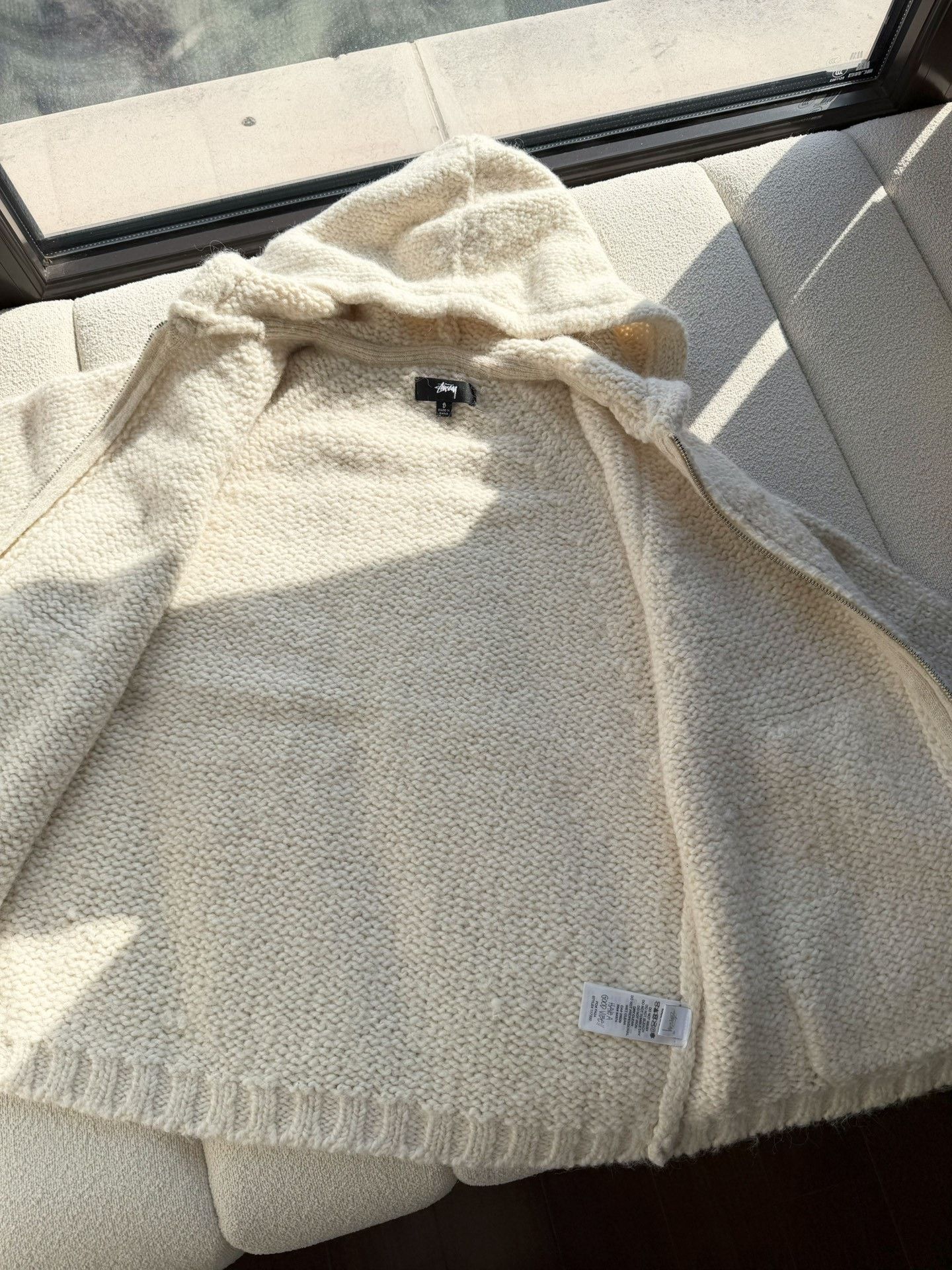 Stussy Stussy Chunky Knit Zip Hoodie Size US S / EU 44-46 / 1 - 3 Thumbnail