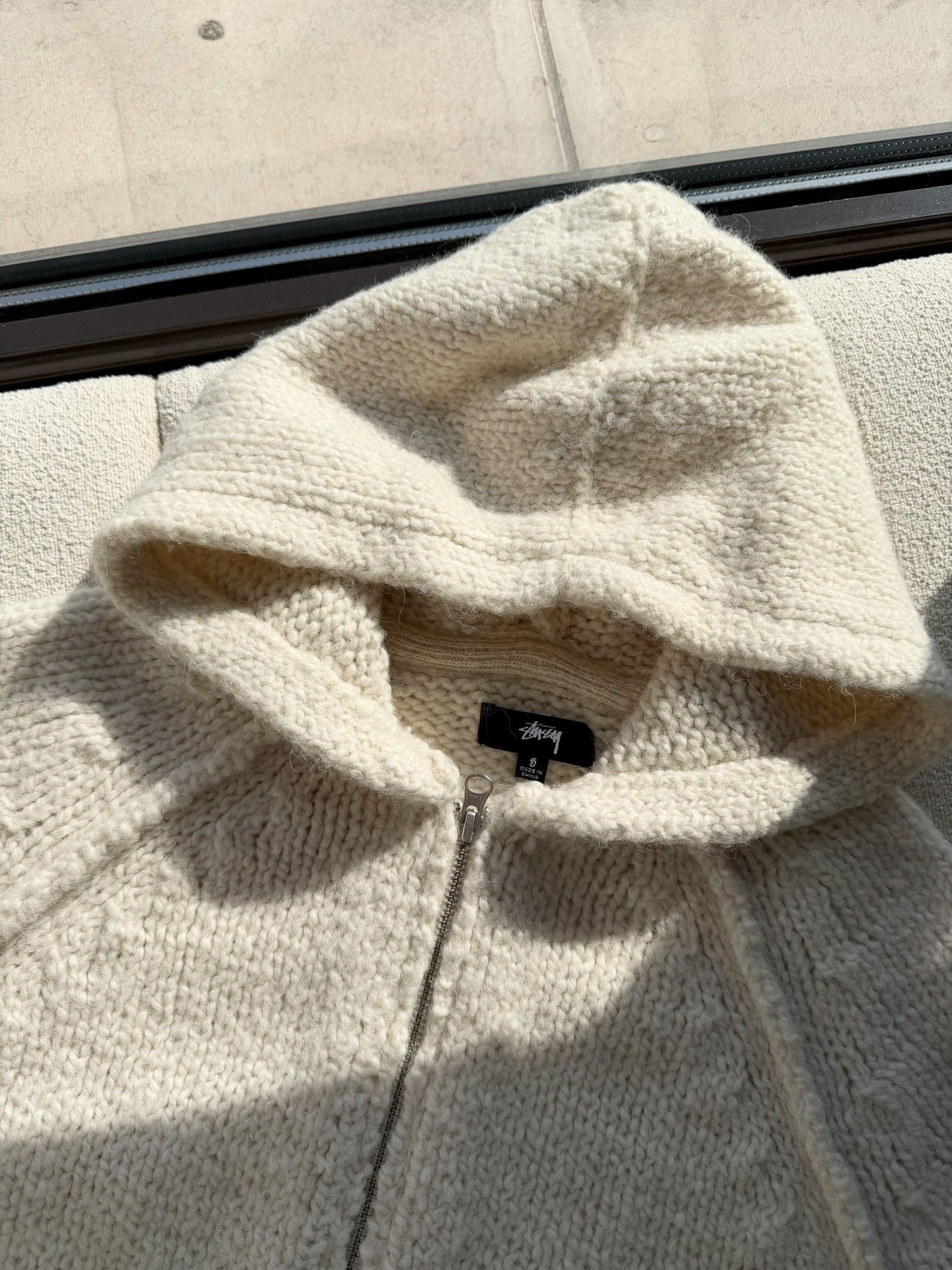 Stussy Stussy Chunky Knit Zip Hoodie Size US S / EU 44-46 / 1 - 4 Thumbnail
