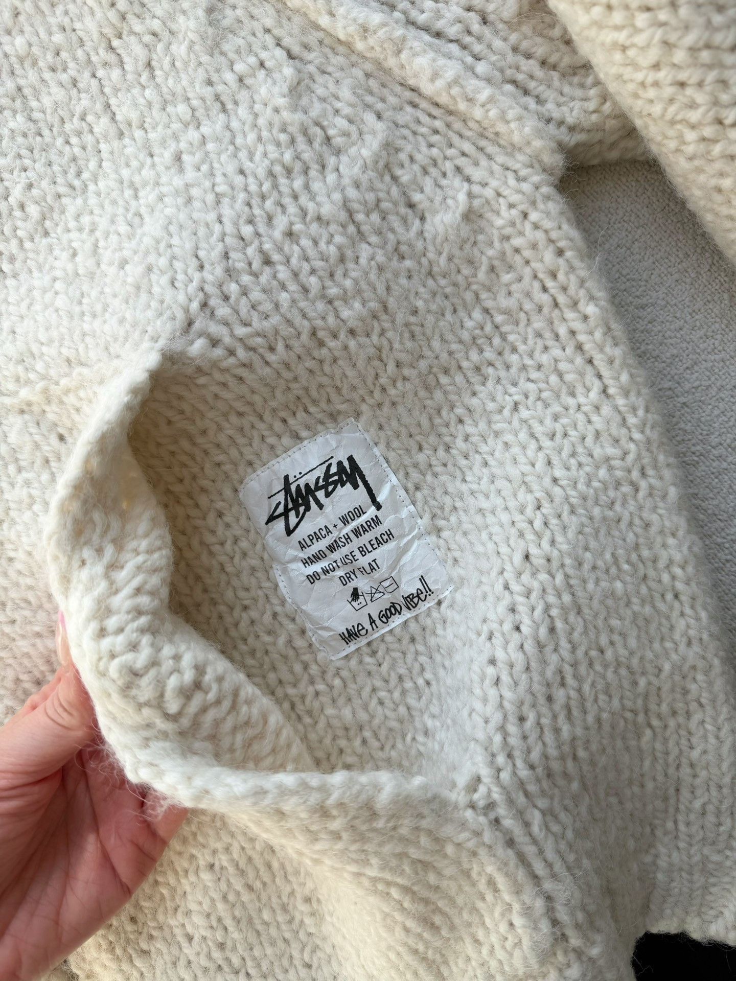 Stussy Stussy Chunky Knit Zip Hoodie Size US S / EU 44-46 / 1 - 5 Thumbnail