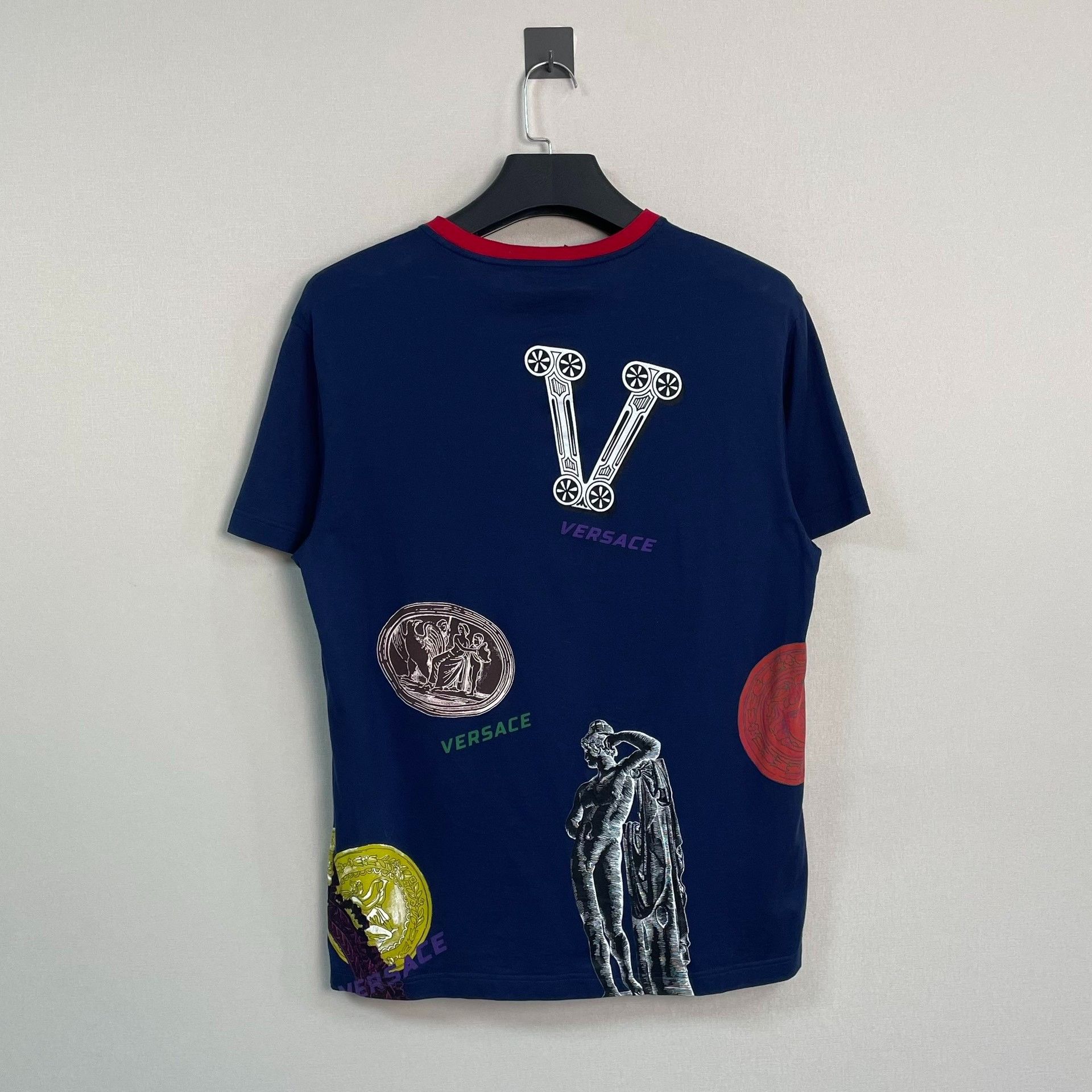 Versace Versace Portrait Logo Short Sleeve Size US L / EU 52-54 / 3 - 2 Thumbnail