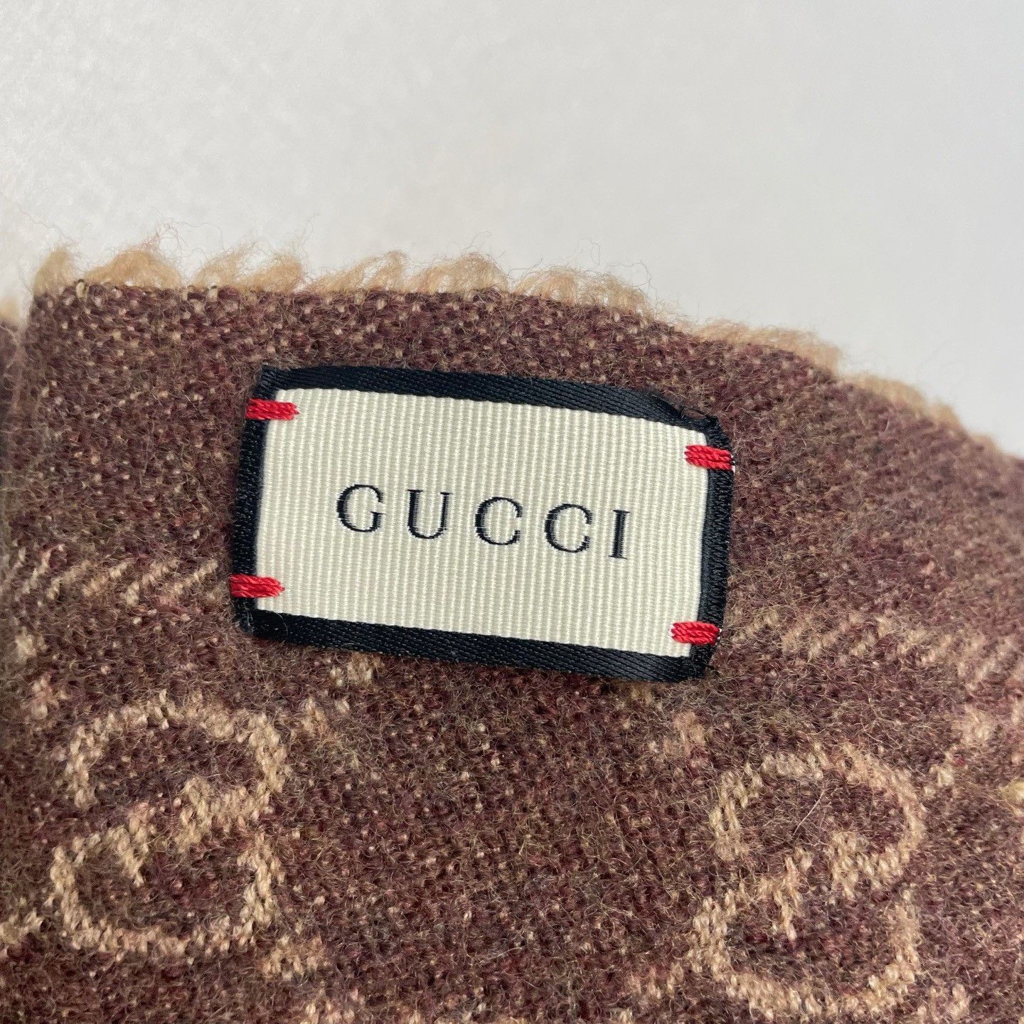 Gucci Gucci Double G Pattern Scarf Size ONE SIZE - 3 Thumbnail