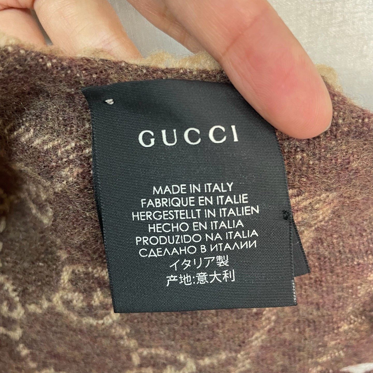 Gucci Gucci Double G Pattern Scarf Size ONE SIZE - 4 Thumbnail