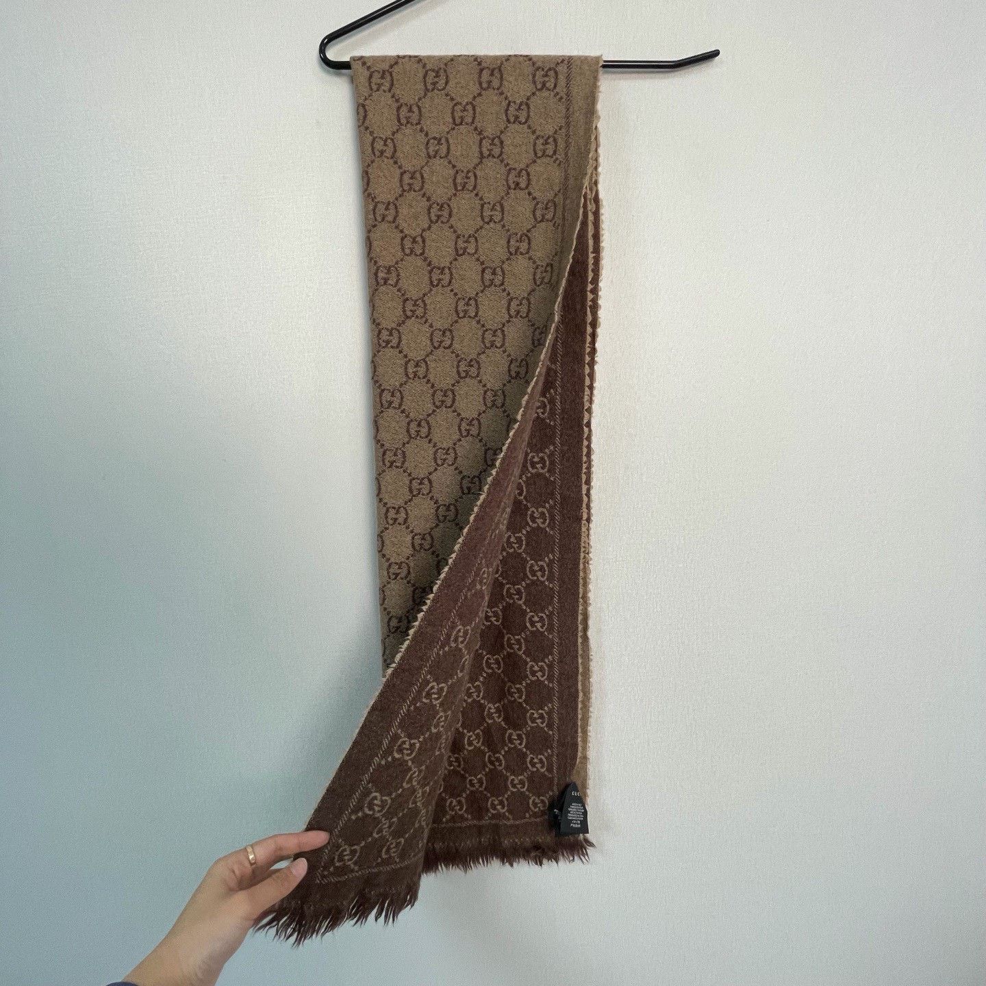 Gucci Gucci Double G Pattern Scarf Size ONE SIZE - 2 Thumbnail