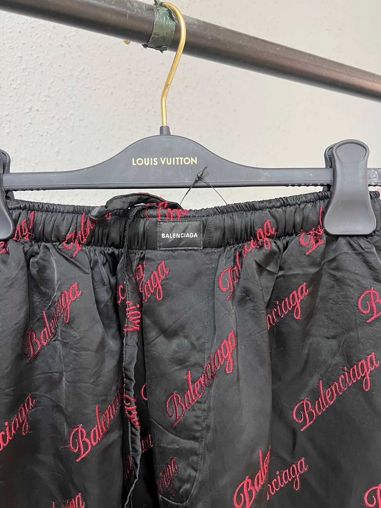 Balenciaga Balenciaga Logo Print Casual Pants Size US 34 / EU 50 - 3 Thumbnail