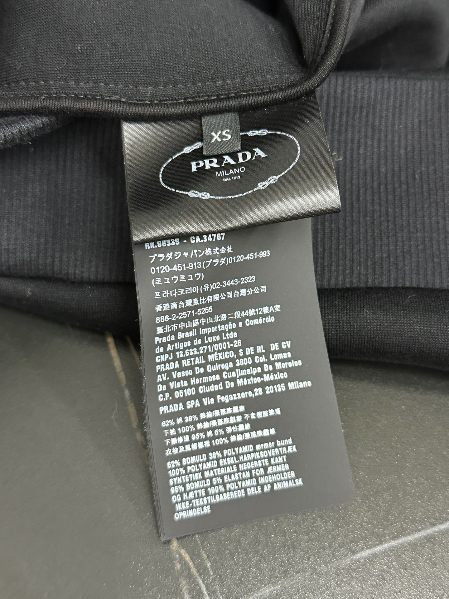 Prada Prada Black Hooded Jacket Size US XS / EU 42 / 0 - 4 Thumbnail